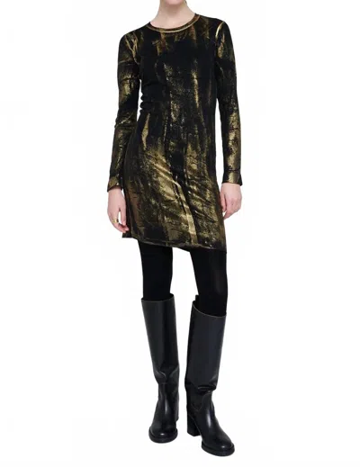 Raquel Allegra Liza Dress In Multi In Green