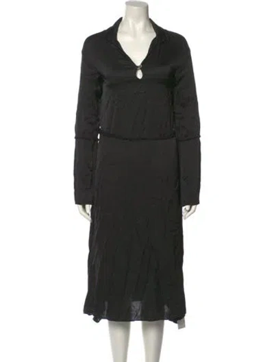 Pre-owned Raquel Allegra Midi Length Dress W/ Tags In Multi