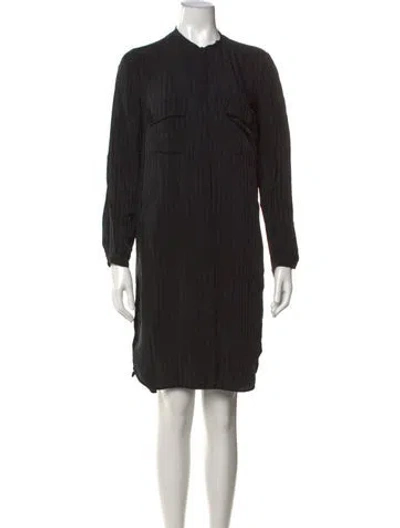 Pre-owned Raquel Allegra Mini Dress In Black