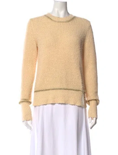 Pre-owned Raquel Allegra Mock Neck Long Sleeve Top