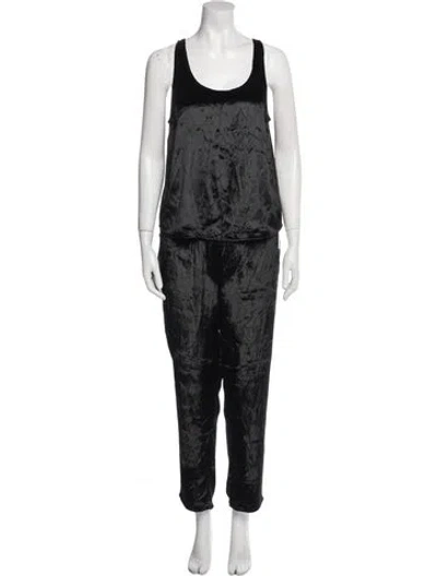 Pre-owned Raquel Allegra Pant Set W/ Tags In Black