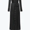RAQUEL ALLEGRA SHIRT DRESS IN BLACK