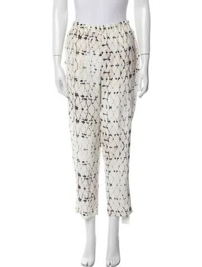 Pre-owned Raquel Allegra Silk Mini Skirt W/ Tags In White