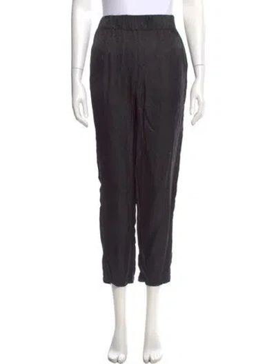 Pre-owned Raquel Allegra Skinny Leg Pants In Black