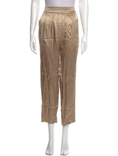 Pre-owned Raquel Allegra Skinny Leg Pants In Neutral