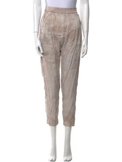 Pre-owned Raquel Allegra Skinny Leg Pants In Neutral