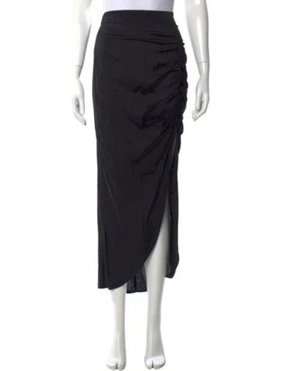 Pre-owned Raquel Allegra Skirt In Black