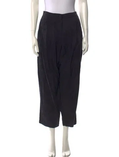 Pre-owned Raquel Allegra Straight Leg Pants In Blue