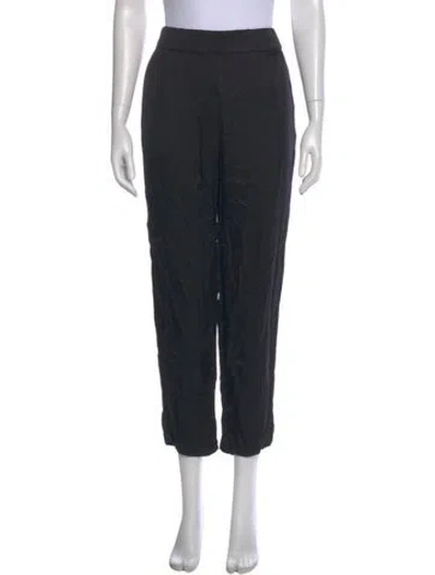 Pre-owned Raquel Allegra Straight Leg Pants In Gray