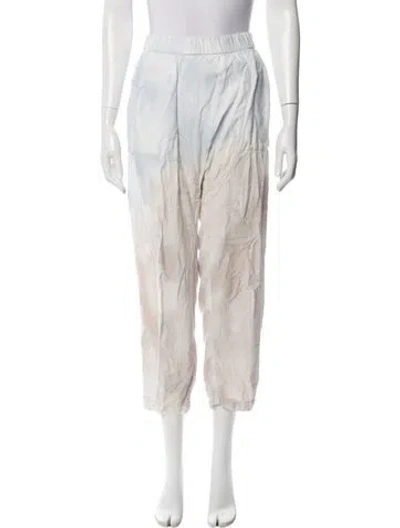 Pre-owned Raquel Allegra Straight Leg Pants In Neutral