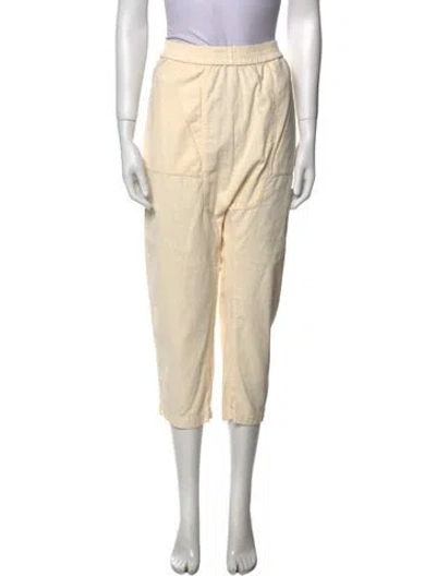 Pre-owned Raquel Allegra Straight Leg Pants In Neutral