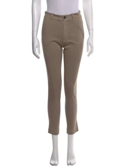 Pre-owned Raquel Allegra Straight Leg Pants In Neutral