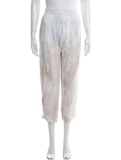 Pre-owned Raquel Allegra Straight Leg Pants In Neutral