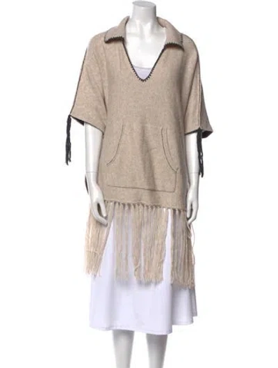 Pre-owned Raquel Allegra Sweater In Neutral