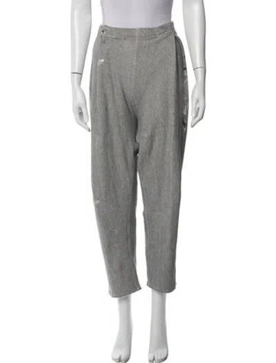 Pre-owned Raquel Allegra Sweatpants In Gray