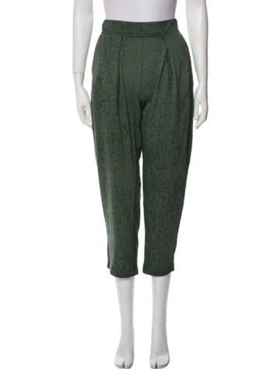 Pre-owned Raquel Allegra Sweatpants In Green