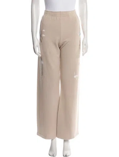 Pre-owned Raquel Allegra Sweatpants In Neutral