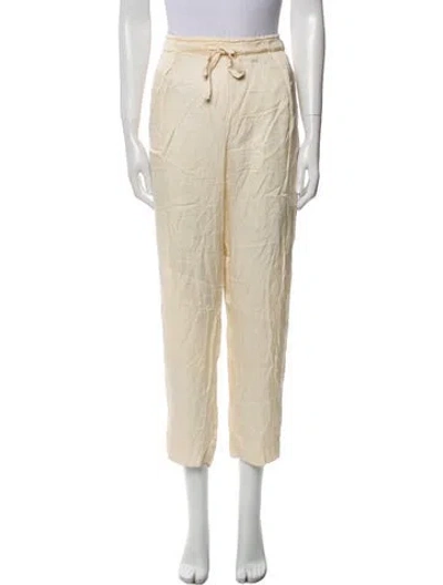 Pre-owned Raquel Allegra Sweatpants In Neutral