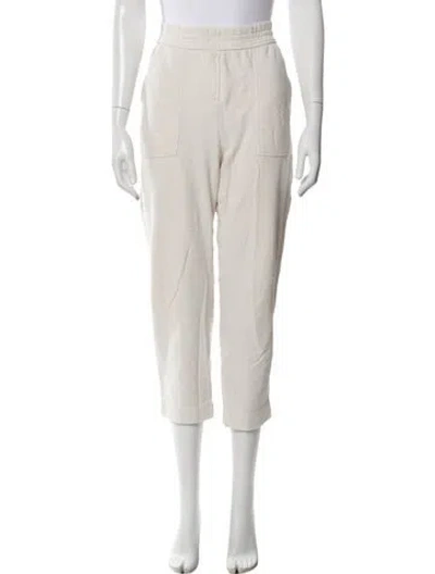 Pre-owned Raquel Allegra Sweatpants In Neutral