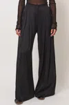 Raquel Allegra Trapeze Pants In Black In Black
