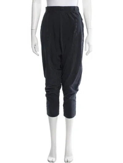 Pre-owned Raquel Allegra Wide Leg Pants In Blue