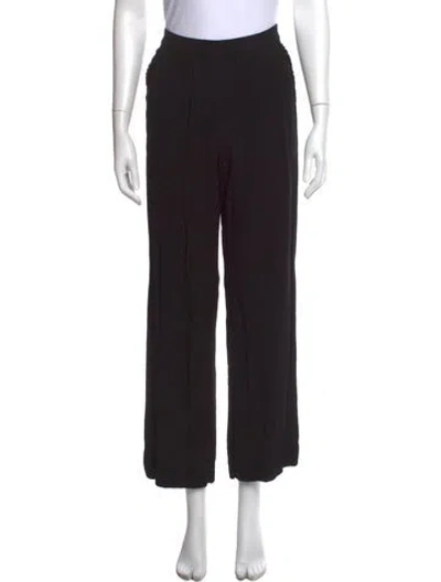 Pre-owned Raquel Allegra Wide Leg Pants In Blue