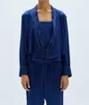 Raquel Allegra Windsor Jacket In Navy In Blue