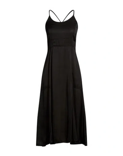 Raquel Allegra Woman Midi Dress Black Size 3 Rayon