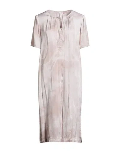 Raquel Allegra Woman Midi Dress Light Grey Size 2 Rayon In White