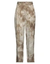 Raquel Allegra Woman Pants Military Green Size 1 Viscose, Rayon, Silk In Green