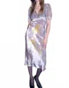 Raquel Allegra Women's Bella Dress In Ether In Purple