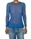 Raquel Allegra Liza Tee Top In Ocean