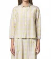 Raquel Allegra Women's Rodeo Blouse Sun Plaid Top In Multi