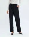 Raquel Allegra Work Pant In Denim Indigo In Black