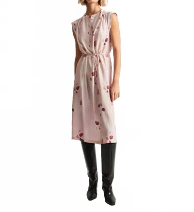 Raquel Allegra Zaire Dress In Petal Pink