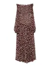 Raquel Diniz Off-shoulder Dress In Multi