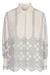 Raquel Diniz Sangallo Lace Shirt In White
