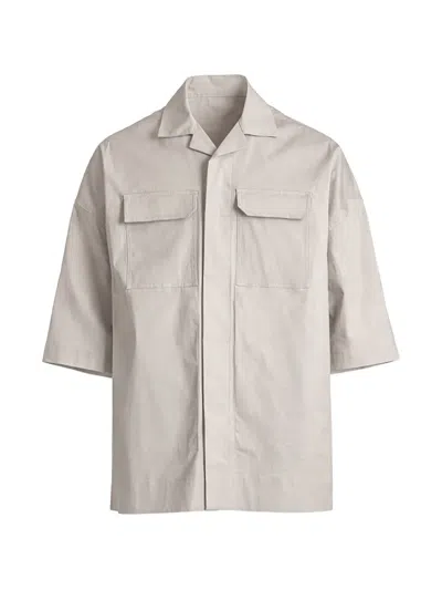 Raquel Diniz Chest-pockets Short-sleeve Shirt In Neutral
