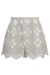Raquel Diniz Sangallo Lace Shorts In White