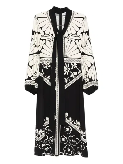 RAQUEL DINIZ FLORAL PRINT DRESS