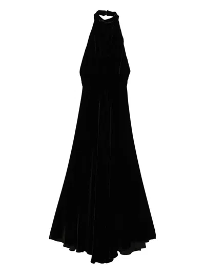 Raquel Diniz Halterneck Dress In Black