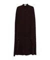 Raquel Diniz High-necked Cape In Black