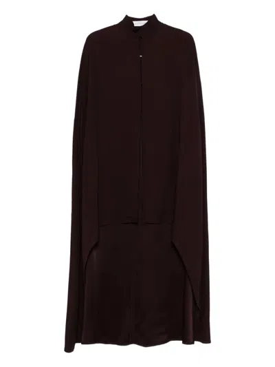 RAQUEL DINIZ HIGH-NECKED CAPE