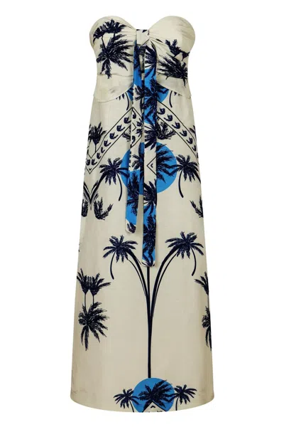 Raquel Diniz Ipanema Midi Dress In Neutral