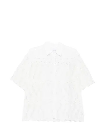 Raquel Diniz Lace Shirt In White