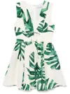Raquel Diniz Floral-print Mini Dress In White