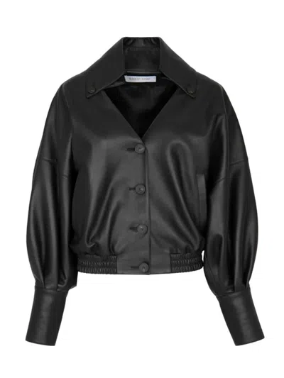 Raquel Diniz Leila Bomber In Black