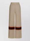 Raquel Diniz Linen And Silk Trousers With Wide Leg In Neutral