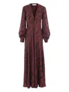 Raquel Diniz Valerie Long Dress In Brown