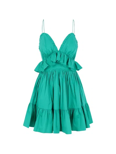 Raquel Diniz Lory Mini Dress In Green